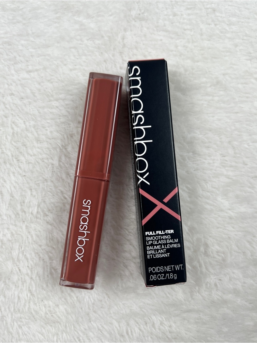 Smashbox Full Fill-ter Smoothing Lip Glass Balm Rendezvous New 0.06 oz